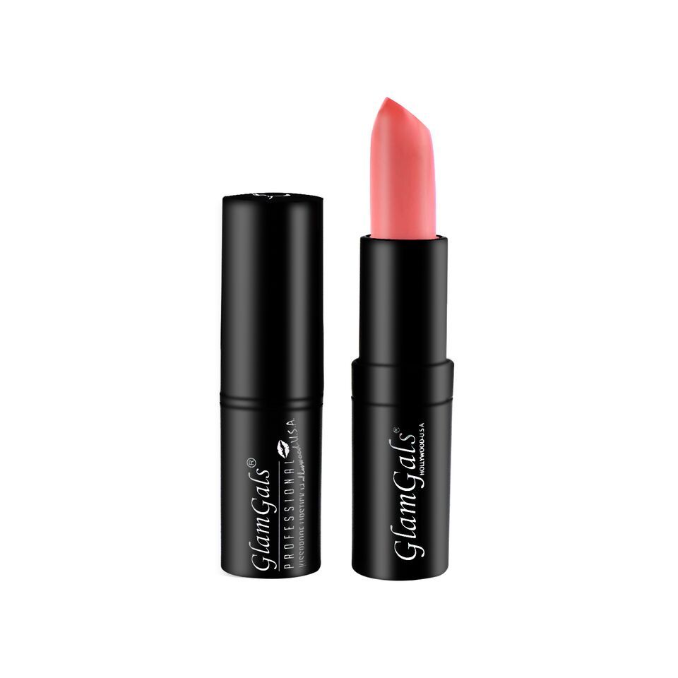 Buy GlamGals Matte Finish Kissproof Lipstick Safely Orange (3.8 g) - Purplle
