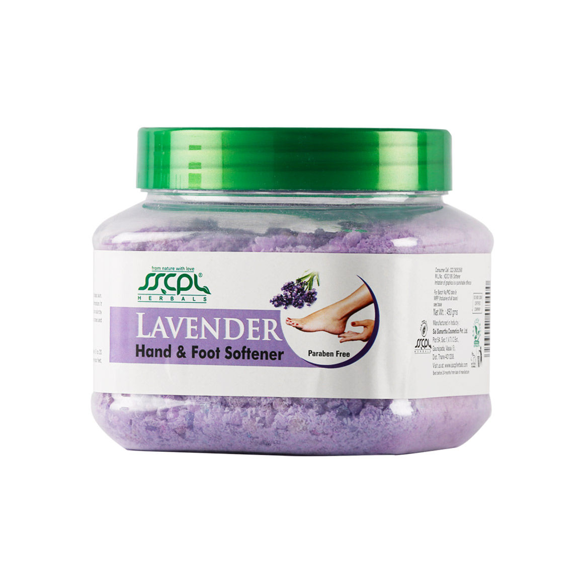 Buy SSCPL Herbals Lavender Hand & Foot Softene Bath Salt (150 g) - Purplle