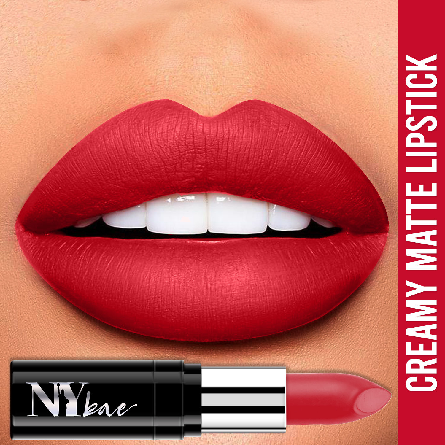 Buy NY Bae Creamy Matte Lipstick | Transfer Resistant | Highly Pigmented- From Across Manhattan Bridge 28 - Purplle