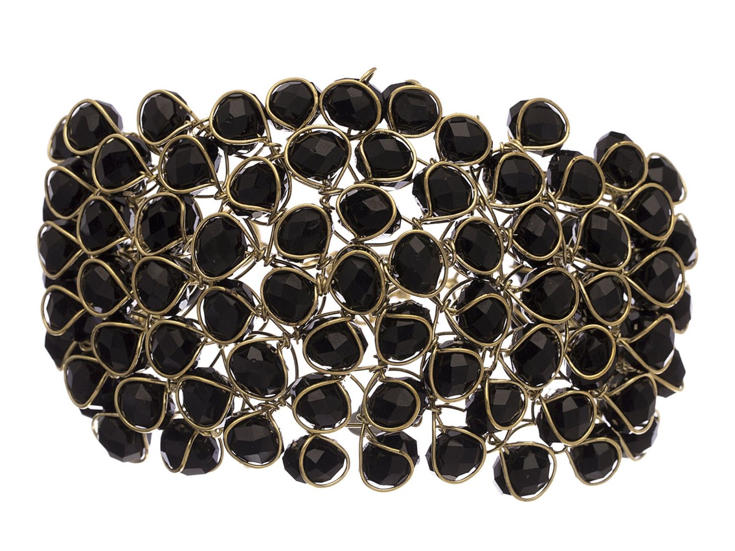 Buy Crunchy Fashion Black Webs Winsome Bracelet - Purplle
