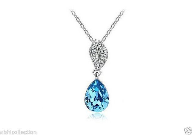 Buy Lishmark Crazy Stuffwomens 9K White Gold Filled & Aaa Cz Crystal Necklace Pendant - Purplle