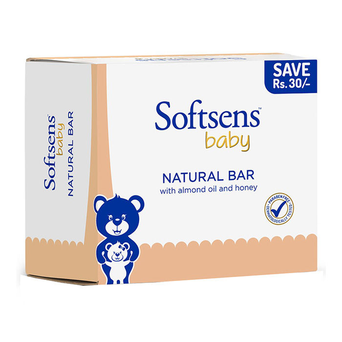 Buy Softsens Baby Natural Bar 300g - (100gx3) - Purplle