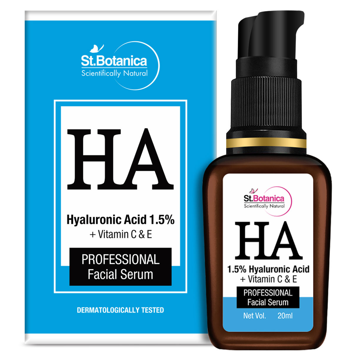 Buy St.Botanica Hyaluronic Acid + Vitamin C & E Facial Serum (20 ml) - Purplle