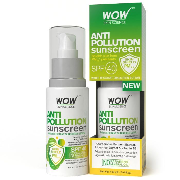 Buy WOW Skin Science Anti Pollution Sunscreen Lotion (100 ml) - Purplle