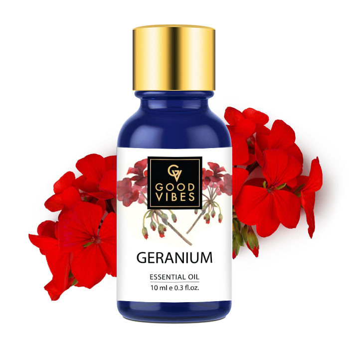 Buy Good Vibes Pure Essential Oil - Geranium (10 ml) - Purplle