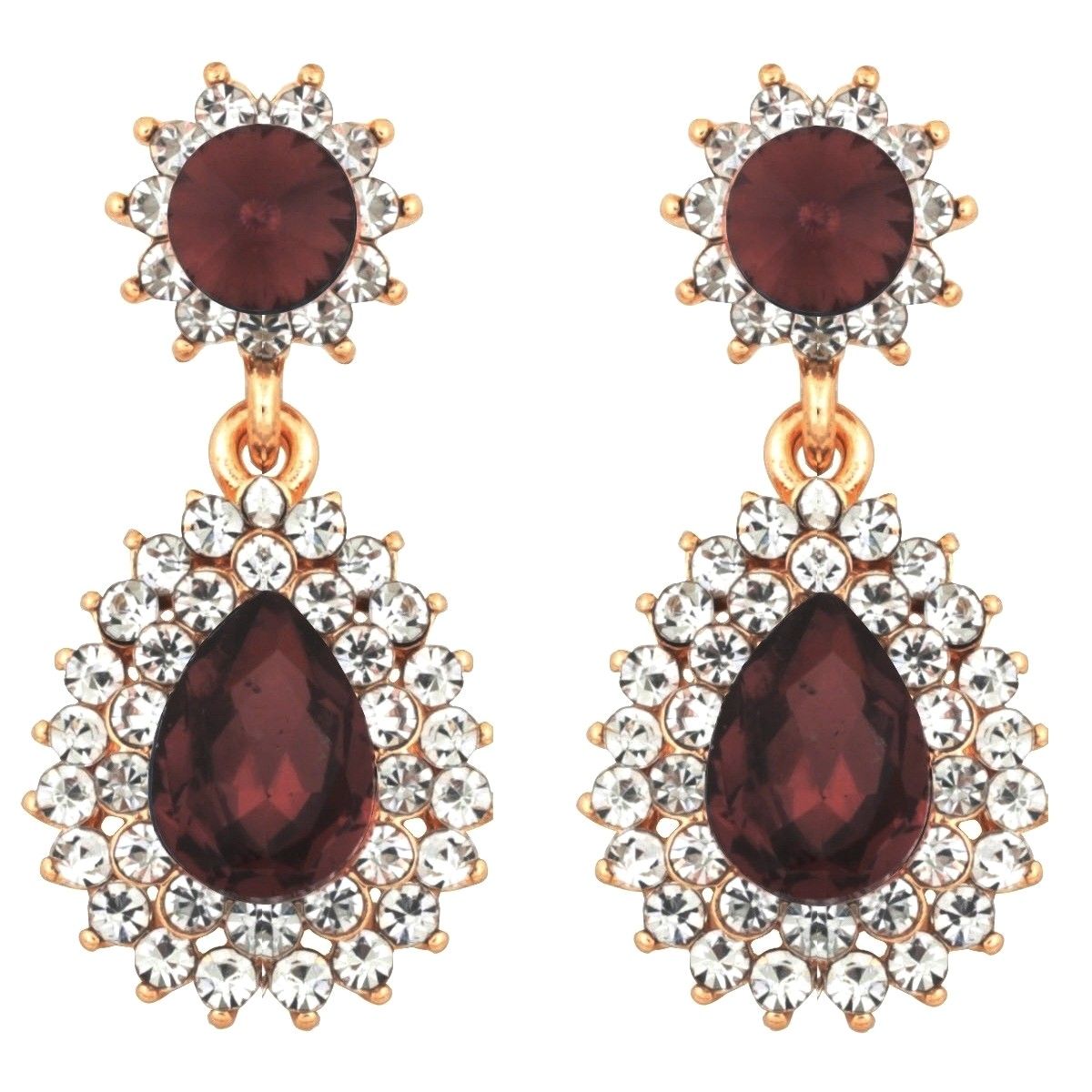 Coffee on sale colour earrings
