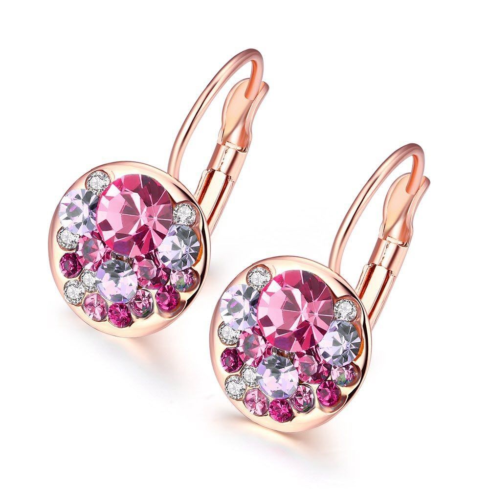 Buy Crunchy Fashion Crystal Stud Earrings Traditional Earrings For Women - Purplle