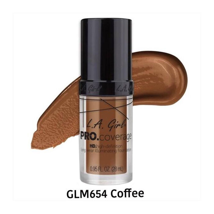 Buy L.A. Girl pro Coverage HD Foundation-Coffee 28 ml - Purplle