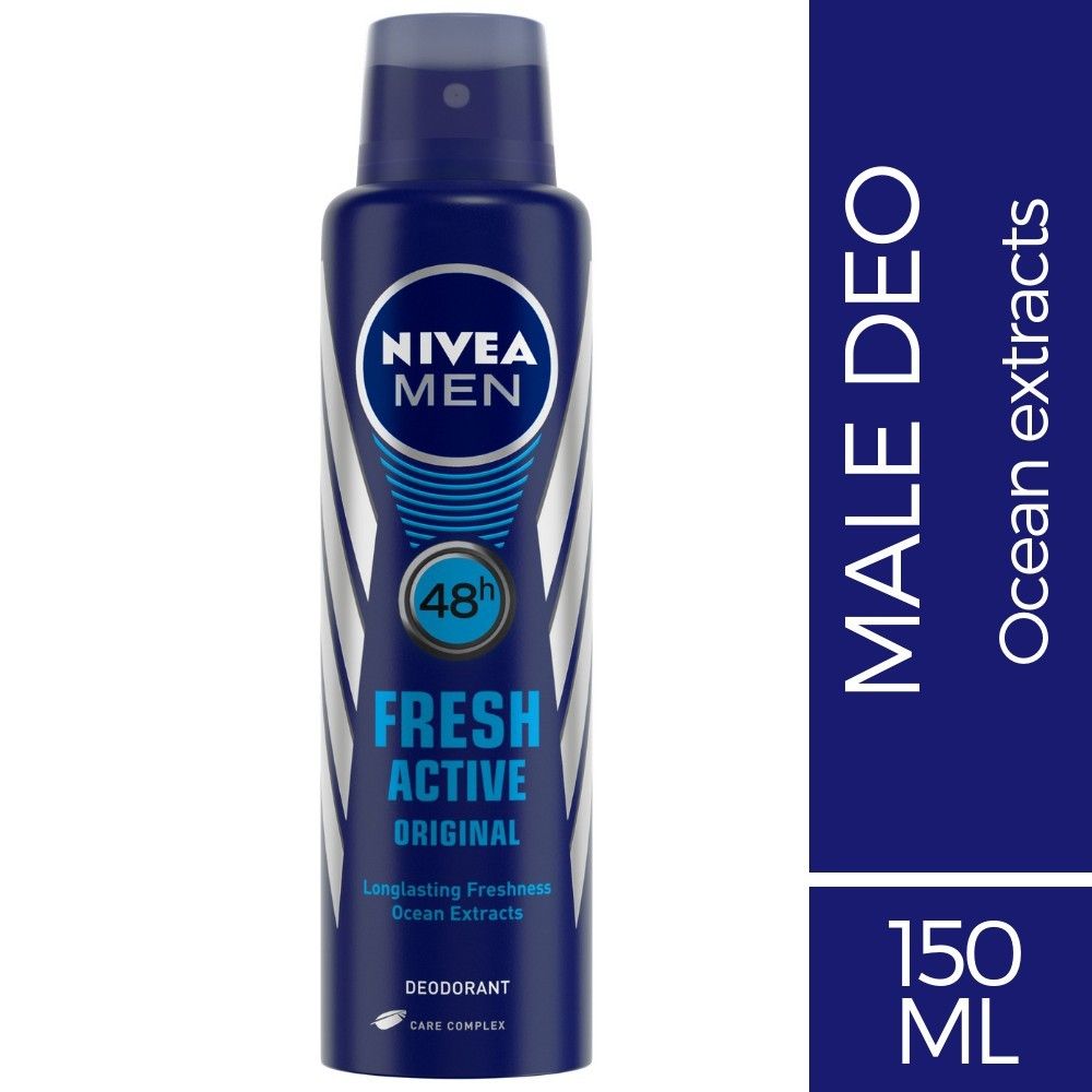 Buy Nivea MEN Deodorant, Fresh Active (150 ml) - Purplle