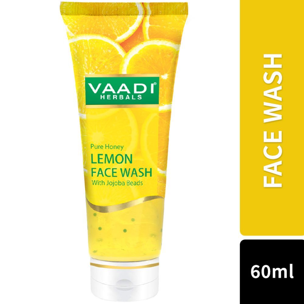 Buy Vaadi Herbals Honey Lemon Face Wash With Jojoba Beads (60 ml) - Purplle