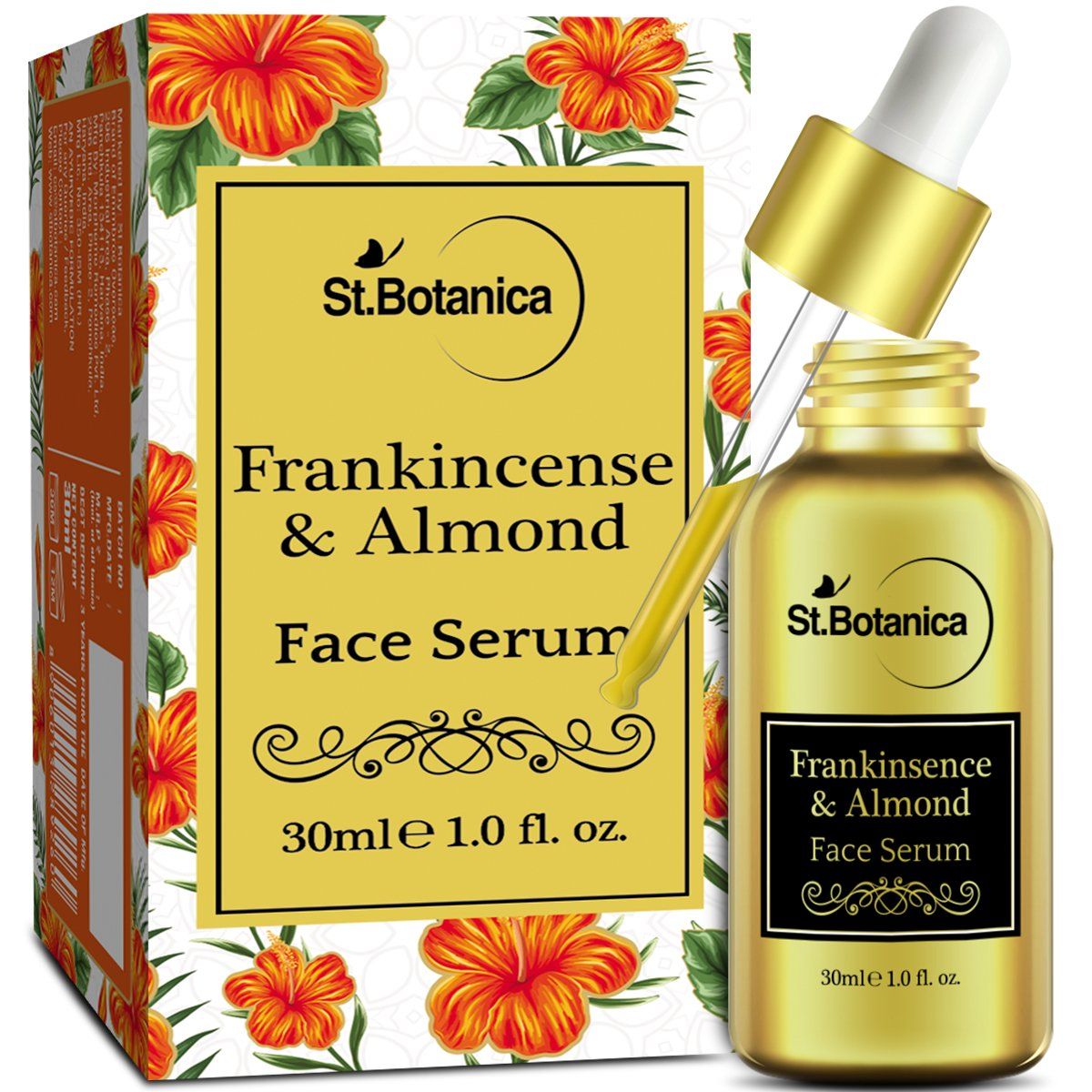 Buy St.Botanica Frankincense & Almond Face Serum (30 ml) - Purplle
