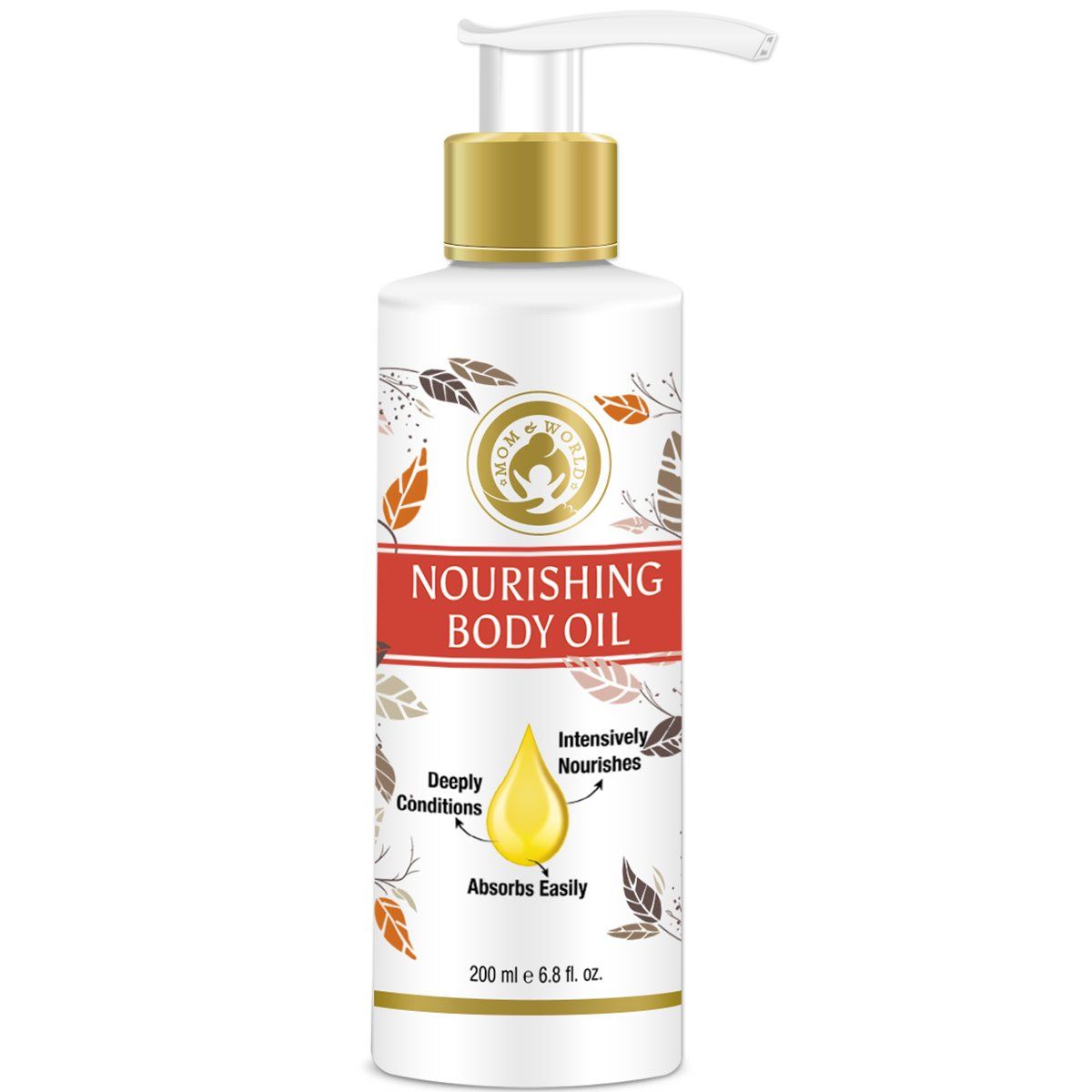 Buy Mom & World Mother Nourishing Body Oil - 200ml - Complete Moisturising, 100% Pure Oils - Purplle