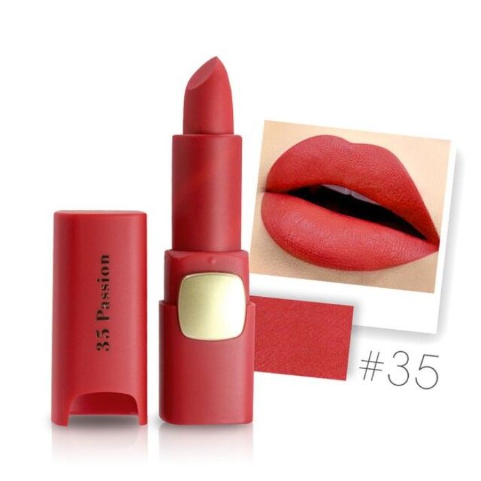 Buy Miss Rose Soft Paint Matte Lipstick Waterproof Long Lasting 35 (3.4 g) - Purplle