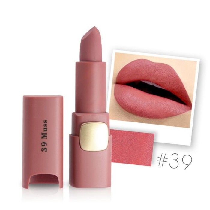 Buy Miss Rose Soft Paint Matte Lipstick Waterproof Long Lasting 7301-043 #39 - Purplle