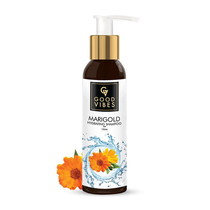 Buy Good Vibes Hydrating Shampoo - Marigold (120 ml) - Purplle