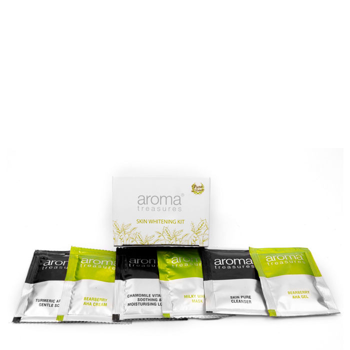 Buy Aroma Treasures Skin Whitening Kit Single Time Use (30 g) - Purplle
