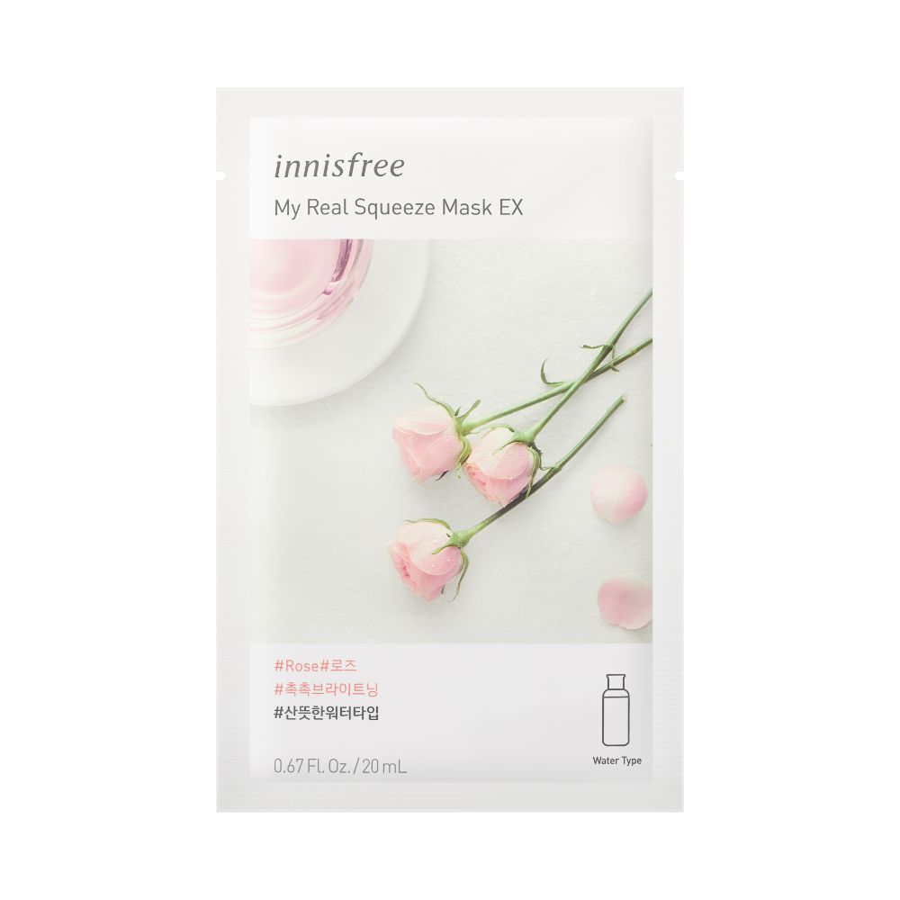Buy Innisfree My Real Squeeze Mask - Rose (20 ml) - Purplle