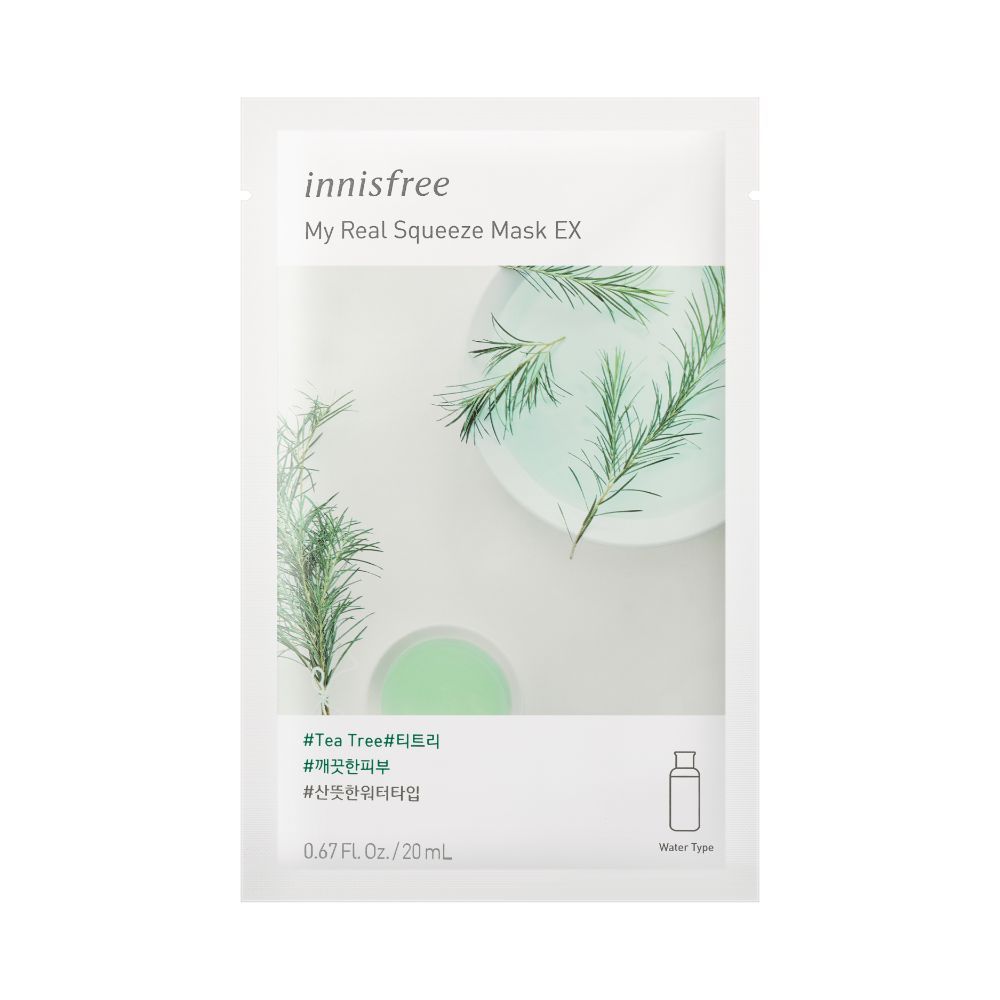 Buy Innisfree My Real Squeeze Mask - Tea Tree (20 ml) - Purplle