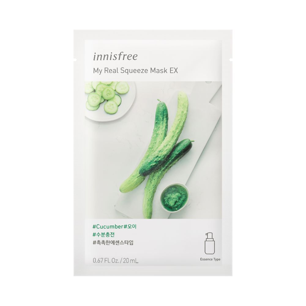 Buy Innisfree My Real Squeeze Mask - Cucumber (20 ml) - Purplle
