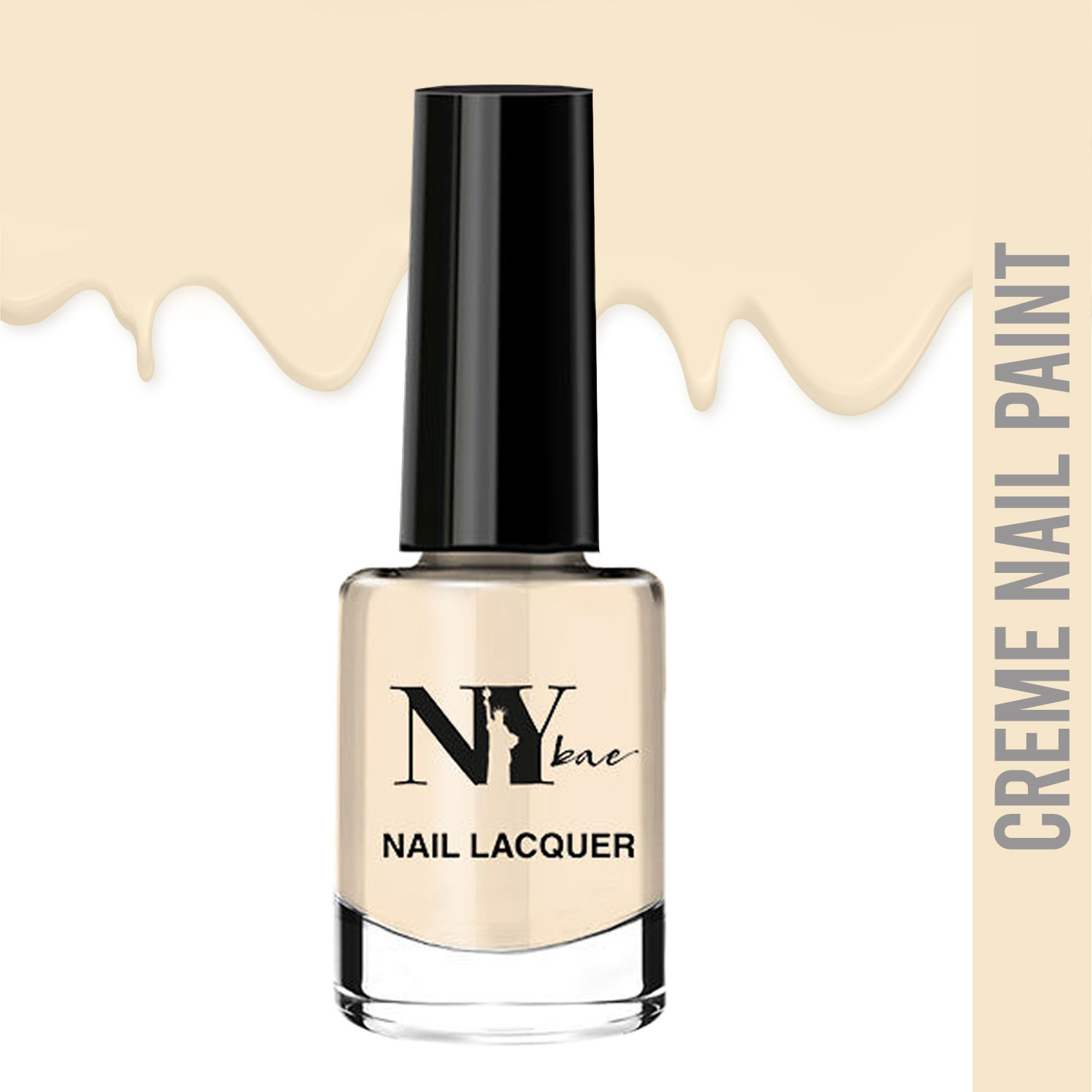 Buy NY Bae Creme Nail Enamel - Pan Cake 3 (6 ml) | Nude | Smooth Creamy Finish | Rich Colour Payoff | Chip Resistant | Quick Drying | One Swipe Application | Vegan | Cruelty & Lead Free | Non-Toxic - Purplle