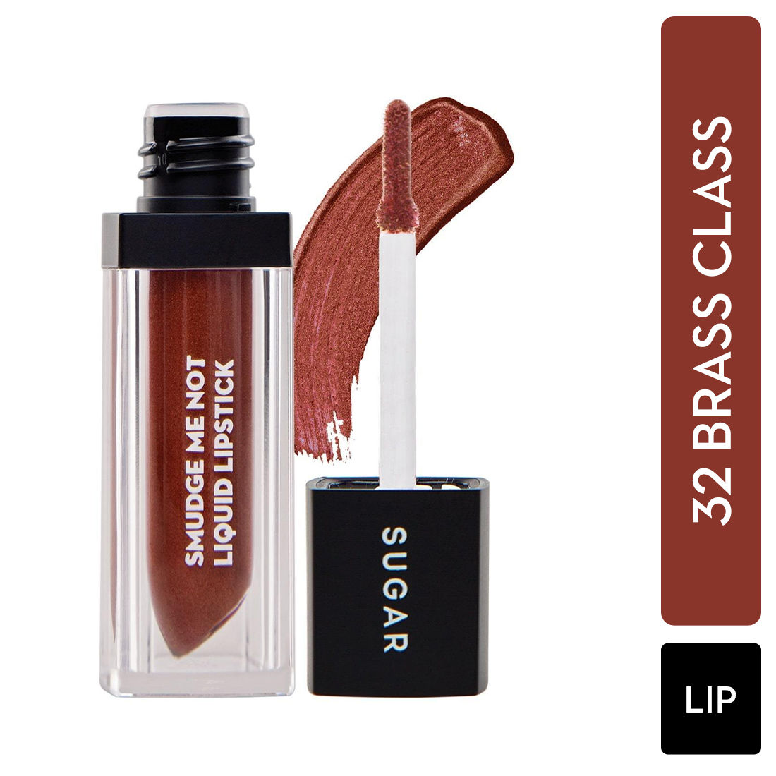 Buy SUGAR Cosmetics Smudge Me Not Liquid Lipstick - 32 Brass Class (Deep Bronze Brown) - Purplle