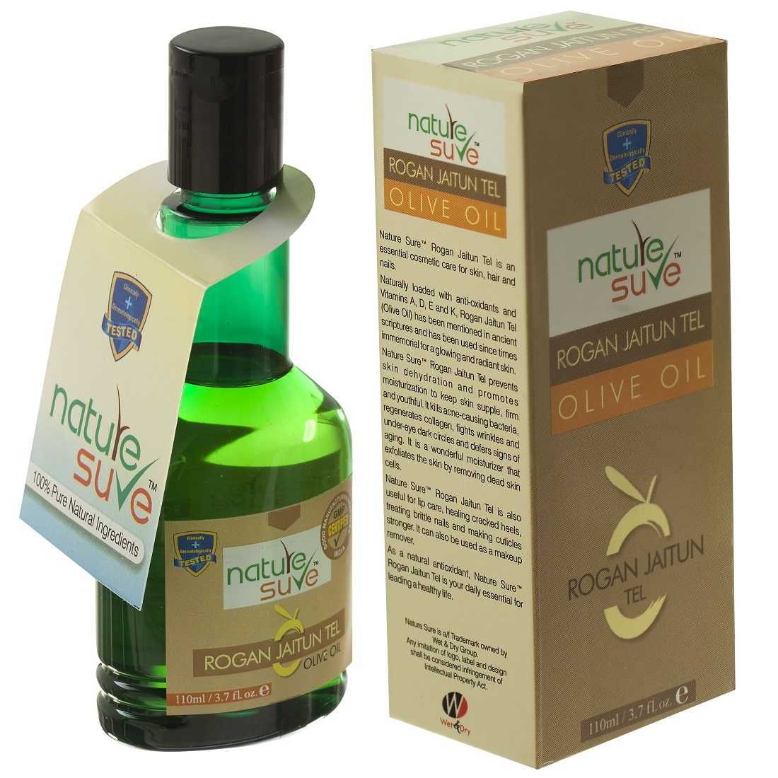 Buy Nature Sure Rogan Jaitun Oil - Pure Oilve Oil - Purplle