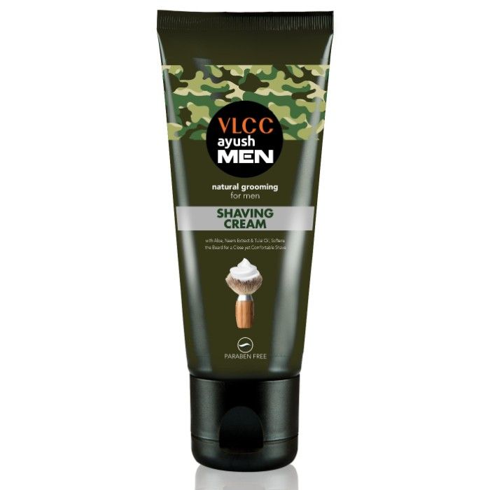 Buy VLCC AyushMEN Shaving Cream (125 g) - Purplle