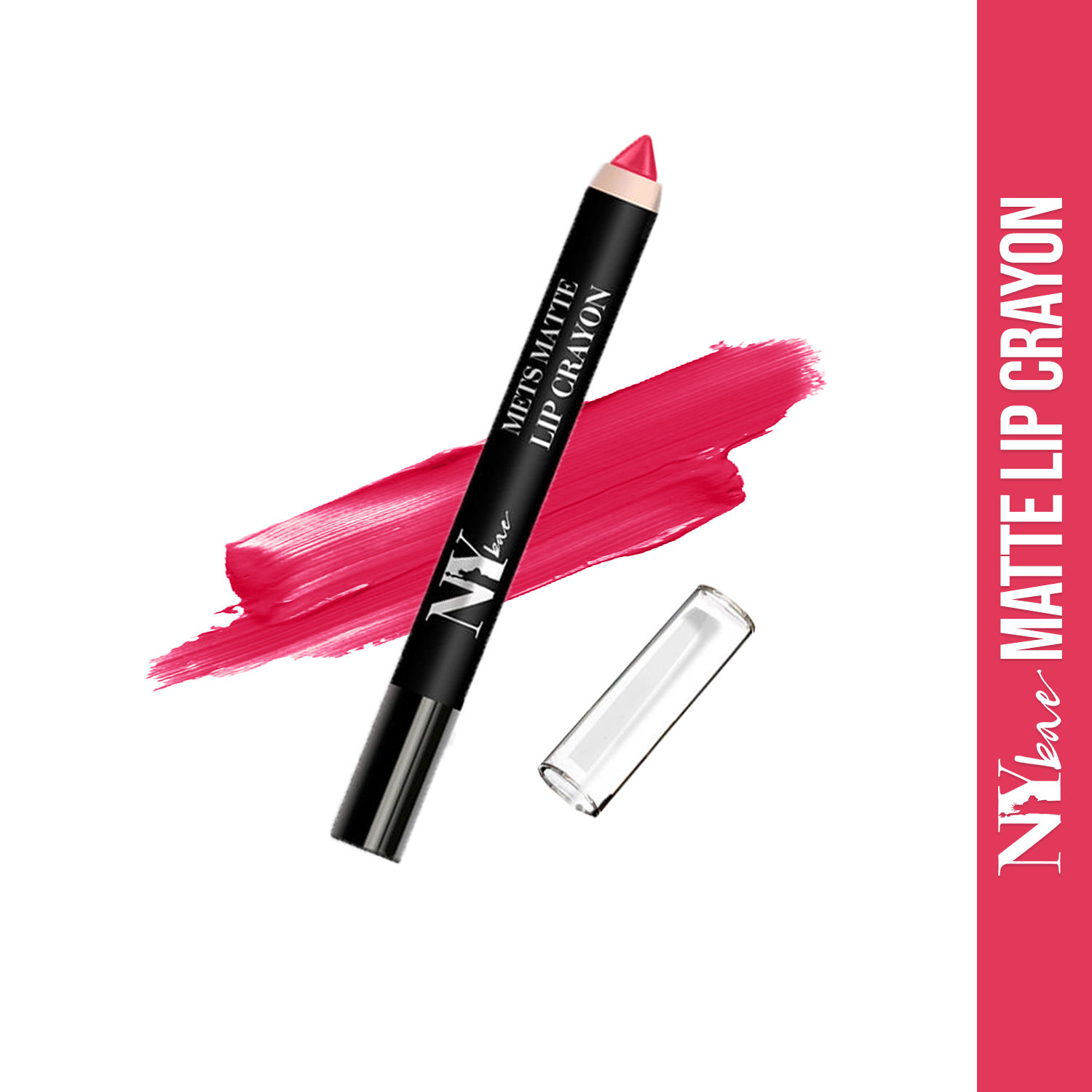 Buy NY Bae Lip Crayon, Mets Matte, Orange - Make-up Call 16 (2.8 g) - Purplle