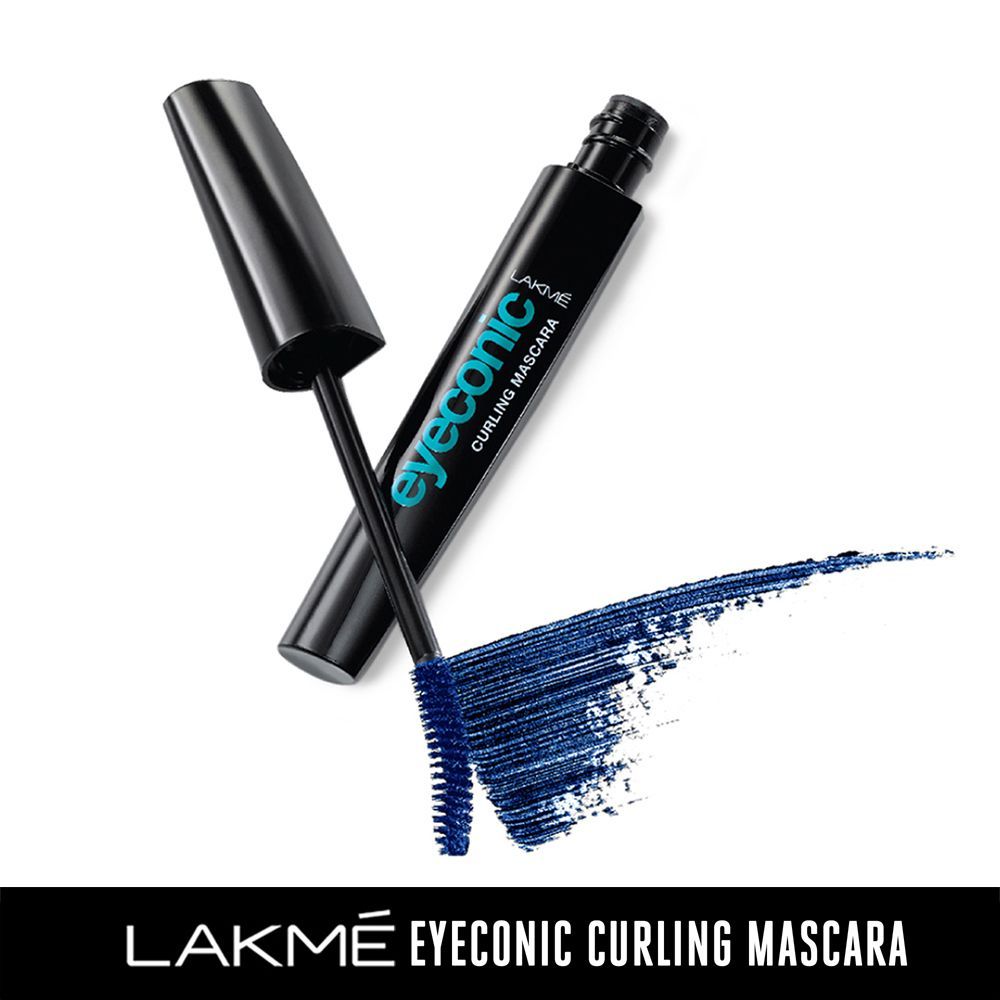 Buy Lakme Eyeconic Curling Mascara Blue (9 ml) - Purplle