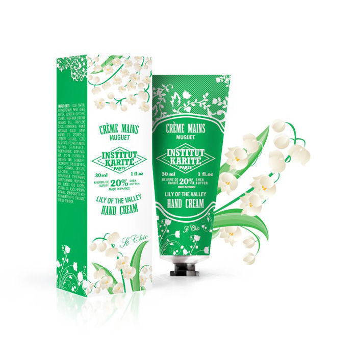 Buy Institut Karite Paris Shea Hand Cream So Chic Lily Of The Valley - Tube + Individual Box (30 ml) - Purplle