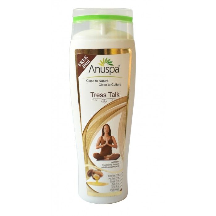 Buy Anuspa Tress Talk Hair Protect Conditioning Shampoo Sulphate Free (220 ml) - Purplle