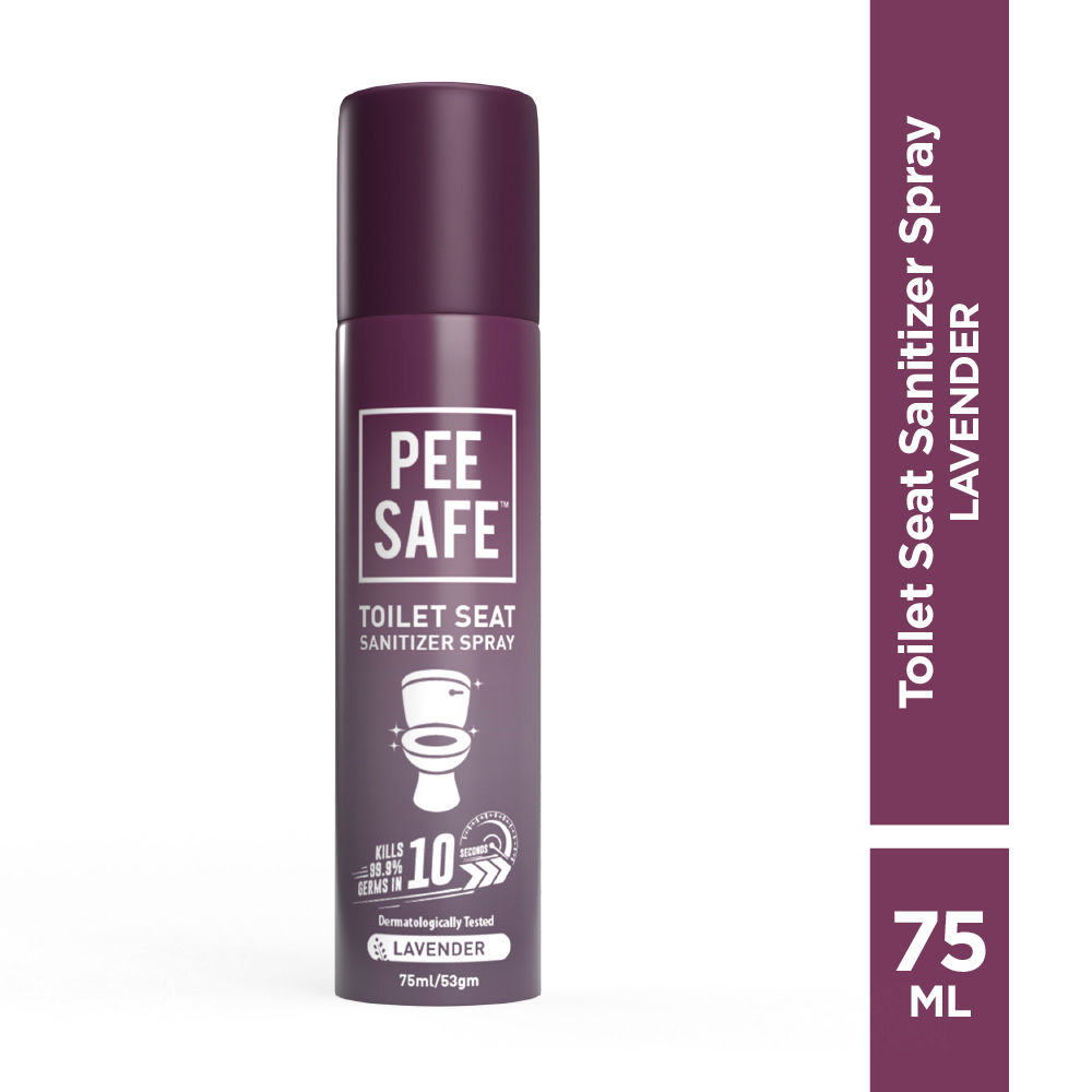 Buy Pee Safe Toilet Seat Sanitizer Spray Lavender (75 ml) - Purplle