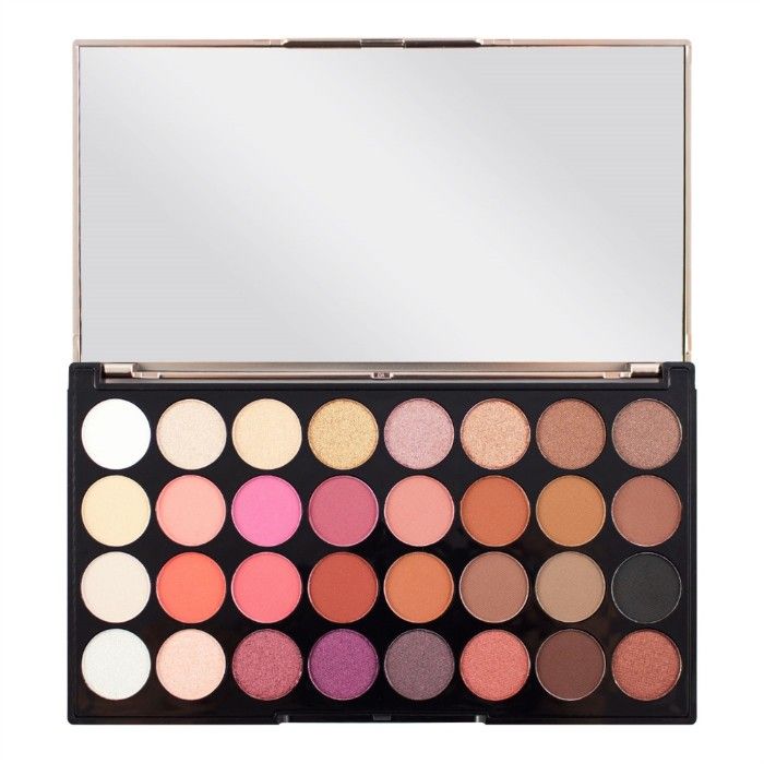 Buy Makeup Revolution Ultra 32 Eyeshadow Palette Flawless 4 (20 g) - Purplle