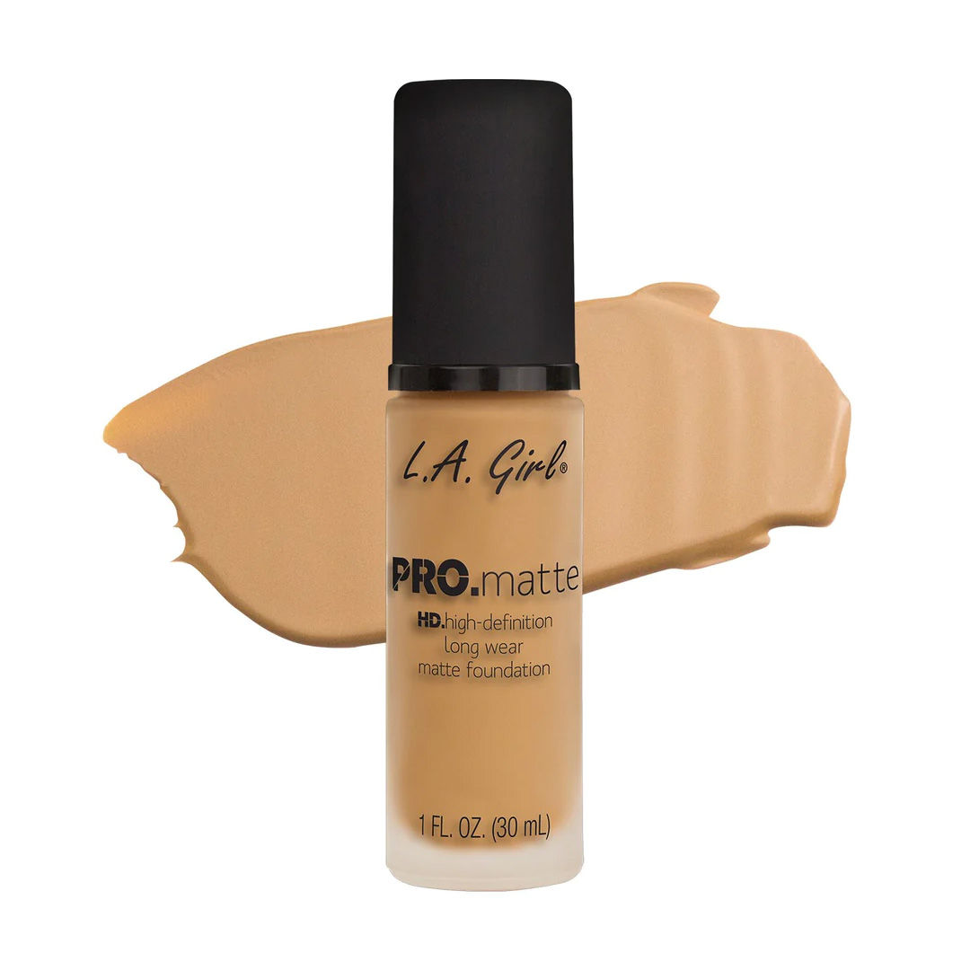 Buy L.A. Girl Hd Pro.Matte Foundation-Natural 30 ml - Purplle