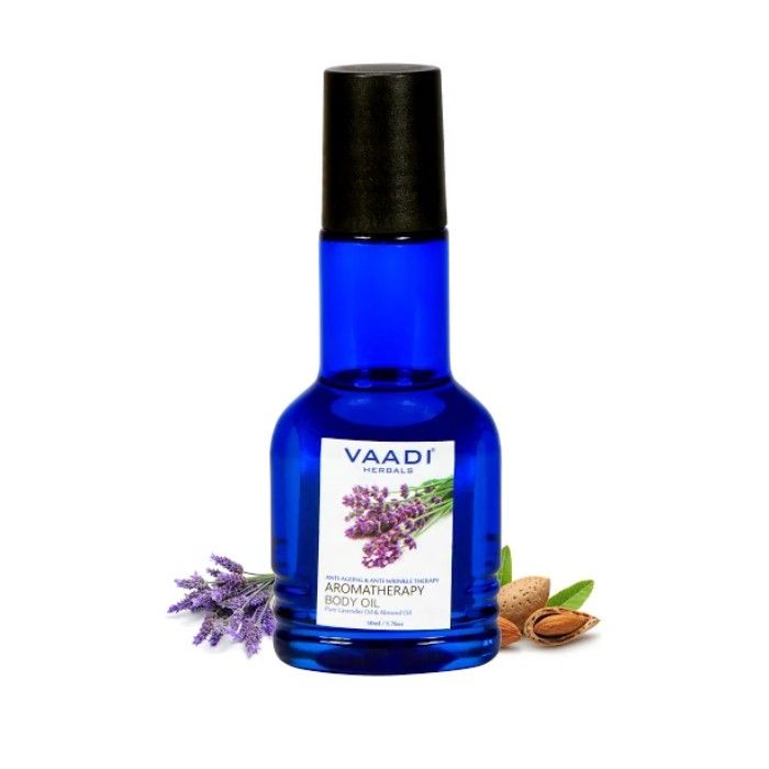 Buy Vaadi Herbals Aromatherapy Body Oil-Lavender & Almond Oil (50 ml) - Purplle