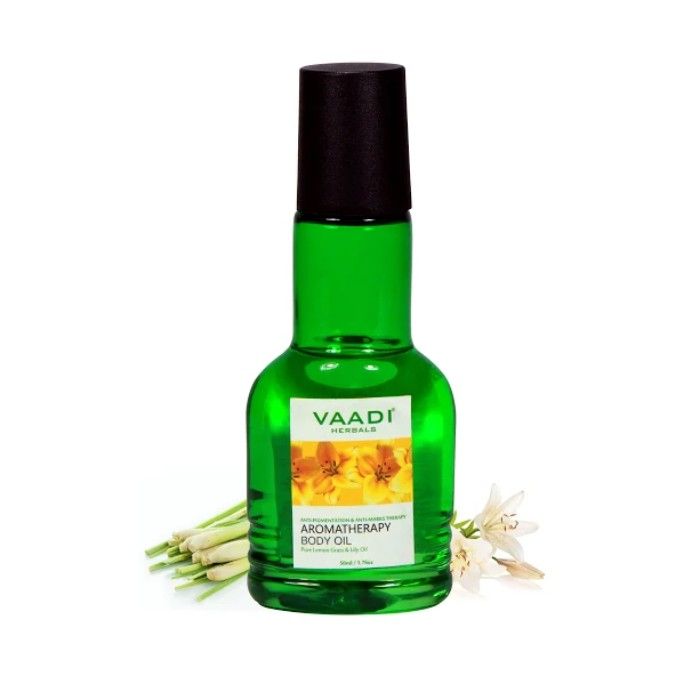 Buy Vaadi Herbals Aromatherapy Body Oil-Lemongrass & Lily Oil (50 ml) - Purplle