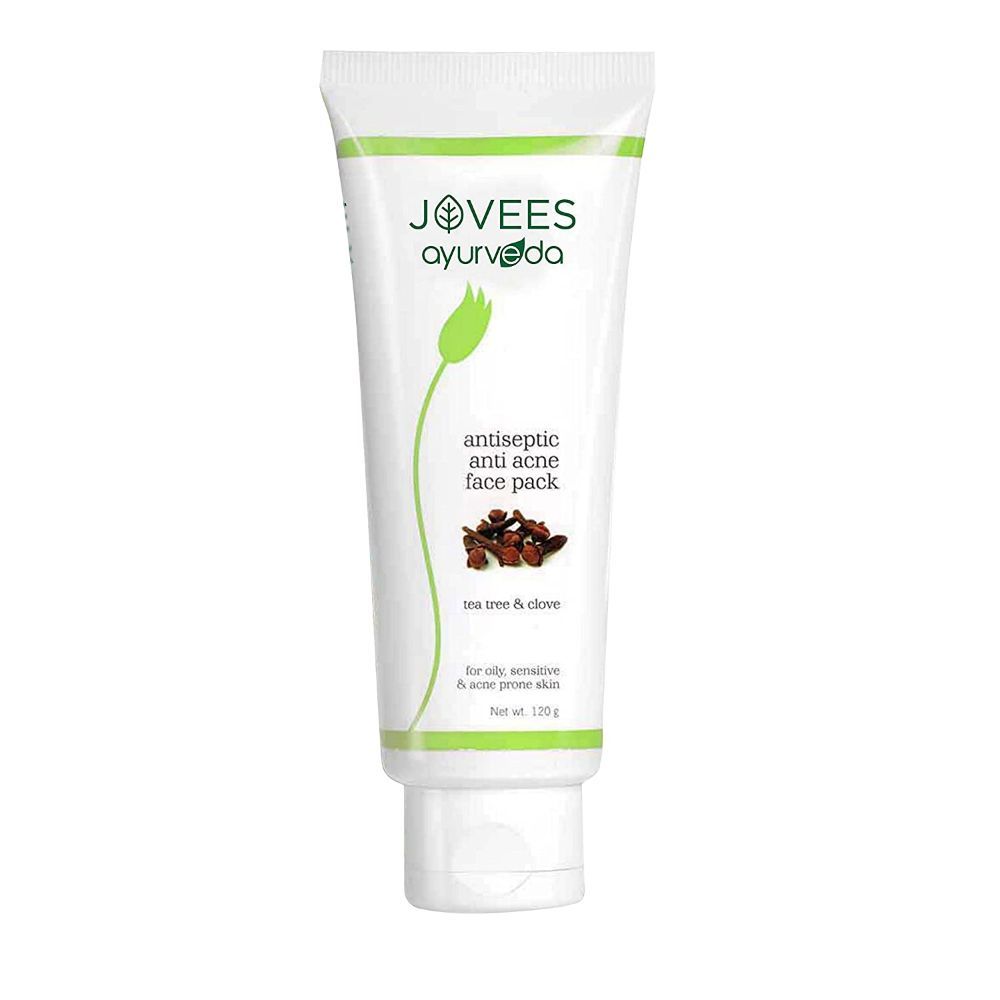 Buy Jovees Tea Tree & Clove Antiseptic Anti Acne Face Pack 120 G  - Purplle