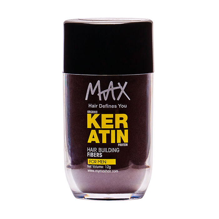 Buy Max Keratin Hair Building Fibers For Men-Dark Brown (12 g) - Purplle