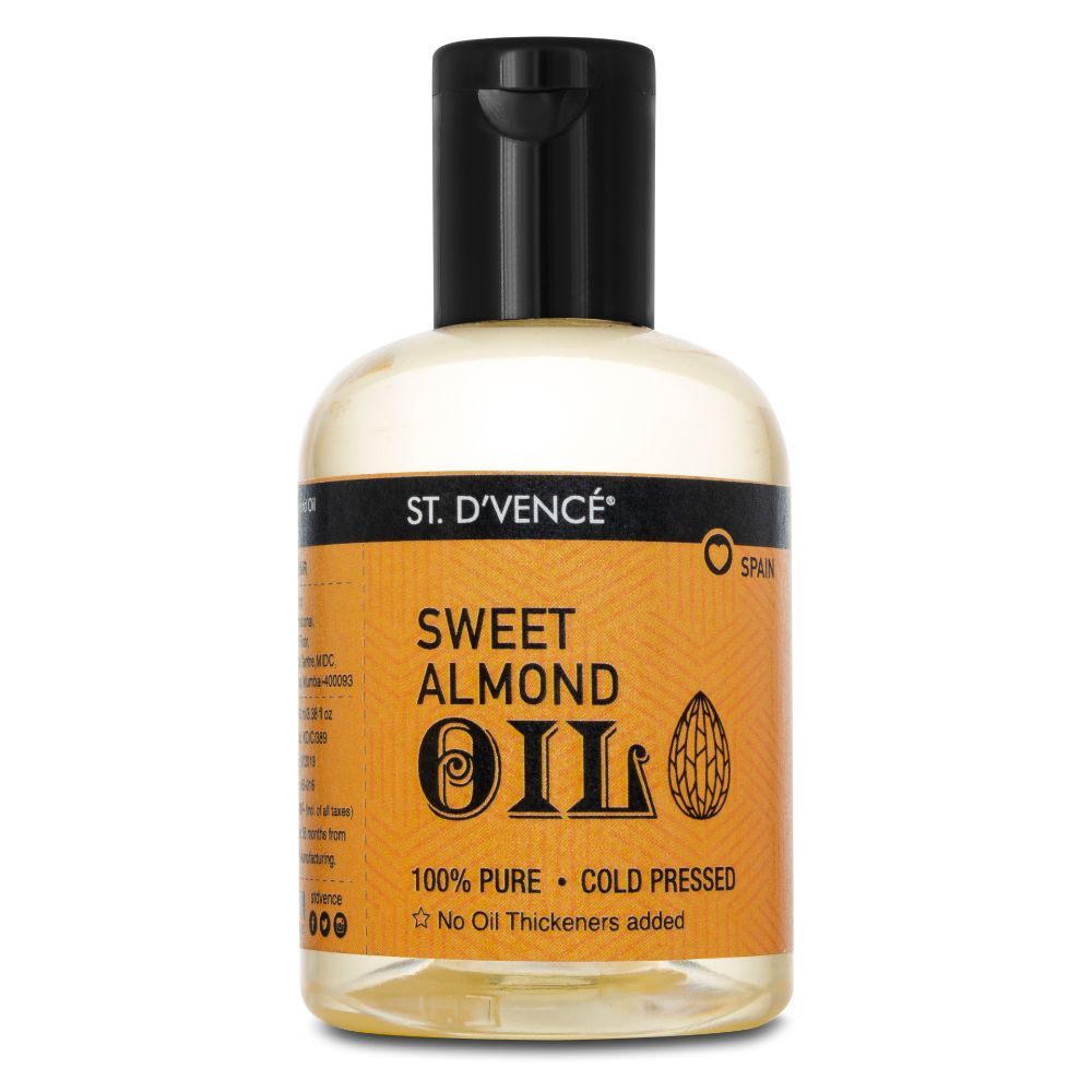 Buy ST. D´VENCE 100% Pure & Natural Sweet Almond Oil (100 ml) - Purplle