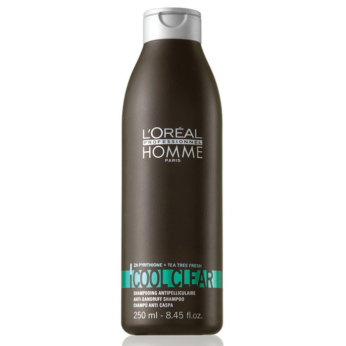 Buy L'Oreal Professionnel Homme Cool Clear Anti Dandruff Shampoo (250 ml) - Purplle