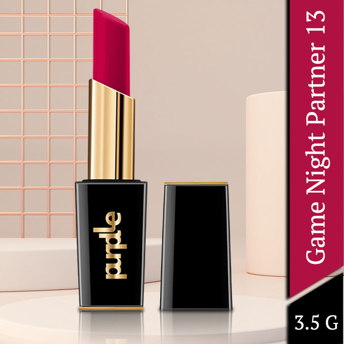 Buy Purplle Ultra HD Matte Lipstick, Pink - Game Night Partner 13 - Purplle