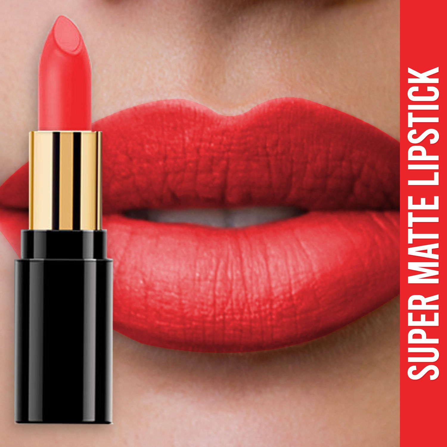 Buy NY Bae Super Matte Lipstick - Sassy Serena 16 (4.2 g) | Red | Matte Finish | Enriched with Vitamin E | Rich Colour Payoff | Nourishing | Long lasting | Smudgeproof | Vegan | Cruelty & Paraben Free - Purplle