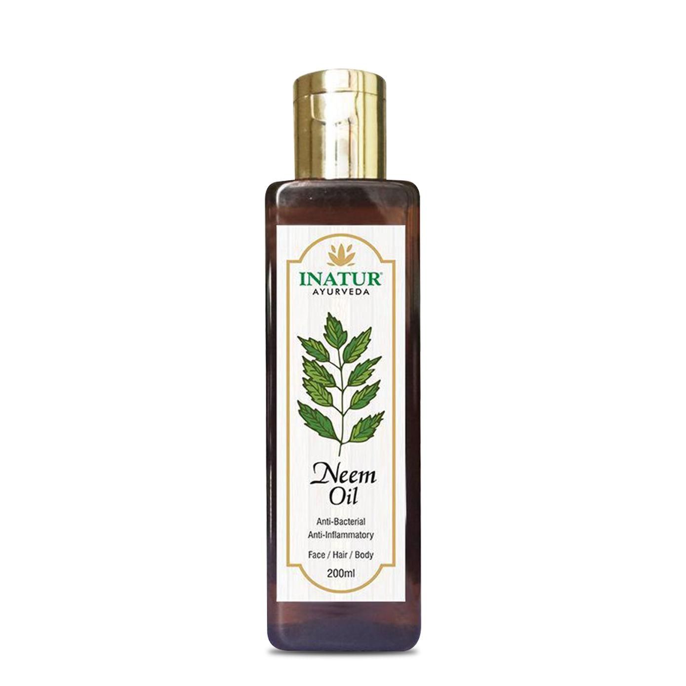 Buy Inatur Neem Ayurvedic Oil For Face, Body & Hair (200 ml) - Purplle