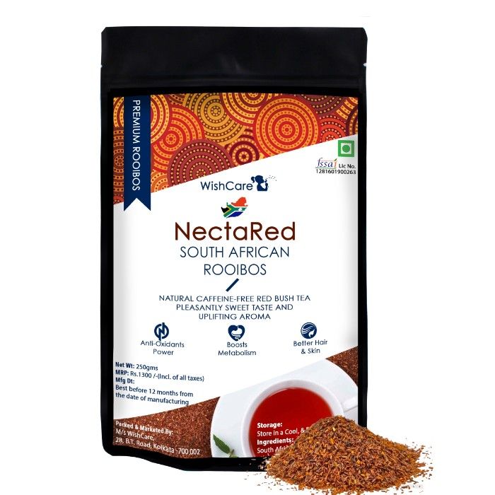 Buy WishCare Nectared South African Rooibos - Loose Red Tea (250 g) - Purplle
