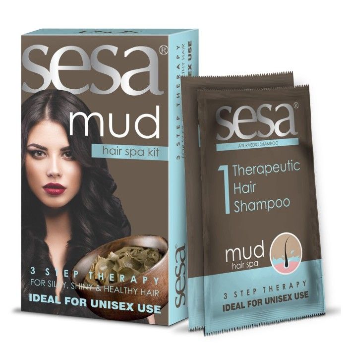 Buy Sesa Mud Hair Spa Kit (Pack Of 6 Box) - Purplle
