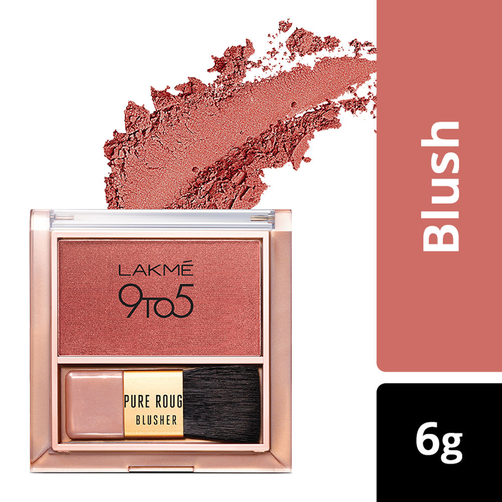 Buy Lakme 9 To 5 Pure Rouge Blusher - Peach Affair (6 g) - Purplle