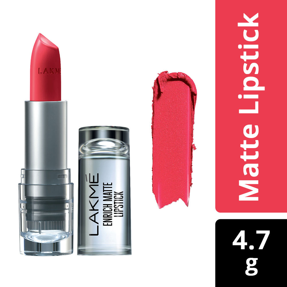 Buy Lakme Enrich Matte Lipstick Shade PM10 (4.7 g) - Purplle