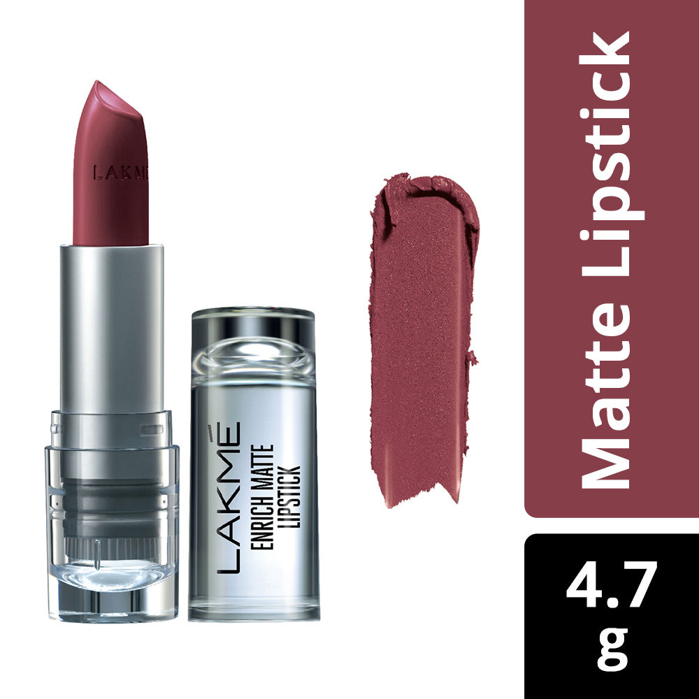 Buy Lakme Enrich Matte Lipstick - Shade RM10 (4.7 g) - Purplle