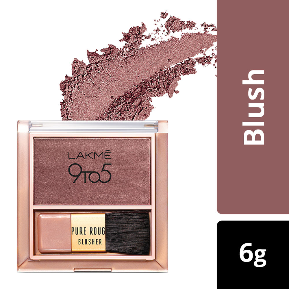 Buy Lakme 9 to 5 Pure Rouge Blusher - Rose Crush (6 g) - Purplle