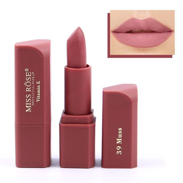 Buy Miss Rose Matte Lipstick 7301-042 39 (Muss) - Purplle